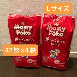 マミーポコパンツ 紙おむつ ドラえもん Lサイズ 42枚4袋