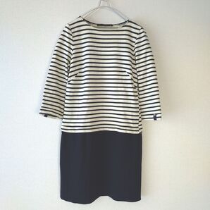 ZARA BASIC ザラベーシック ボーダー ドッキングワンピース Sサイズ