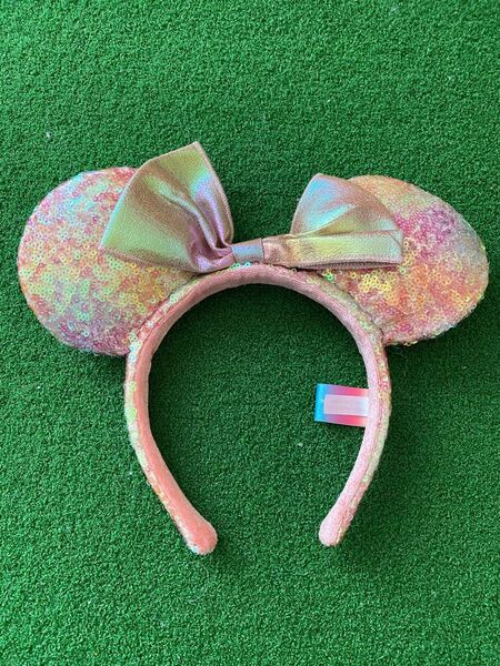 ディズニー ミニー カチューシャ 40周年記念 スパンコール