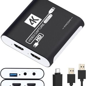 HDMI キャプチャーボード Switch対応 4K パススルー対応 1080P