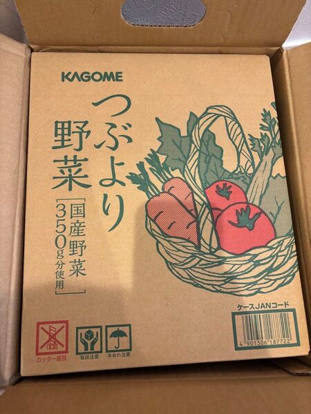 カゴメ つぶより野菜 野菜ジュース 195g30本
