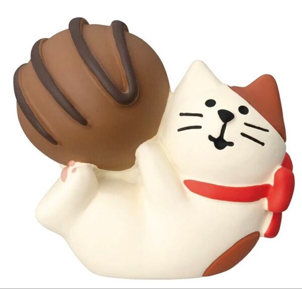 新品未使用 デコレ コンコンブル ショコラけりけり猫 ねこ ネコ かわいい 置物 インテリア