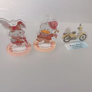 サンリオ キャラクターズ アクスタグミ アクリルスタンド ウィッシュミーメル あひるのペックル スーパーカブ × はぴだんぶい