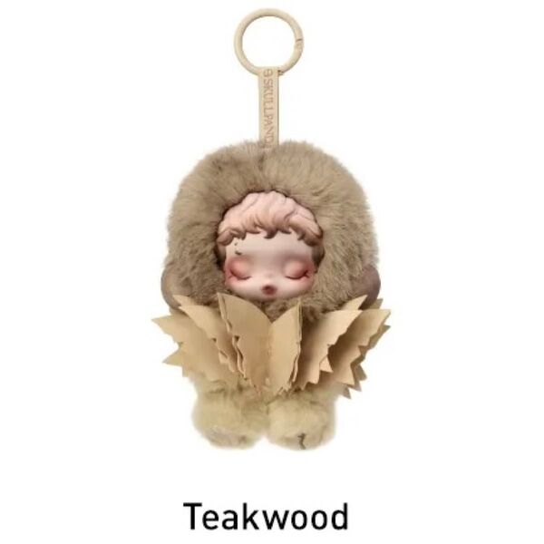 【正規品】スカルパンダ SKULLPANDA L’impressionnisme シリーズぬいぐるみペンダント【Teakwood】