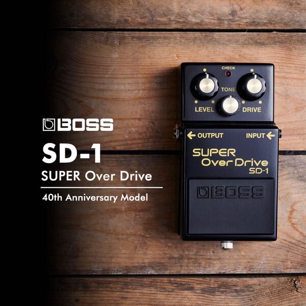 限定品!ボス エフェクター SD14A BOSS/SD-1-4A SUPER OverDrive 40th Anniversary