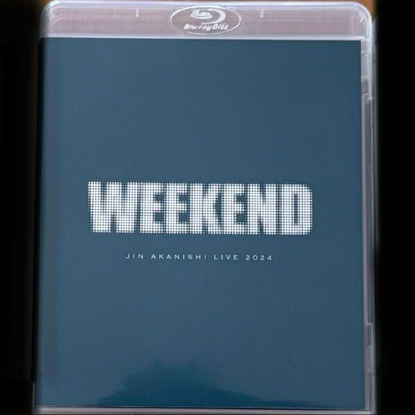 赤西仁 JIN AKANISHI LIVE Blu-ray ブルーレイ 2024 "WEEKEND"通常盤