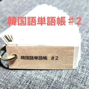 《単語帳》使える韓国語100選 韓国旅行に使える 小さく持ちやすい手のひらサイズ
