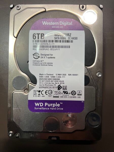 Western Digital WD Purple 6TB HDD