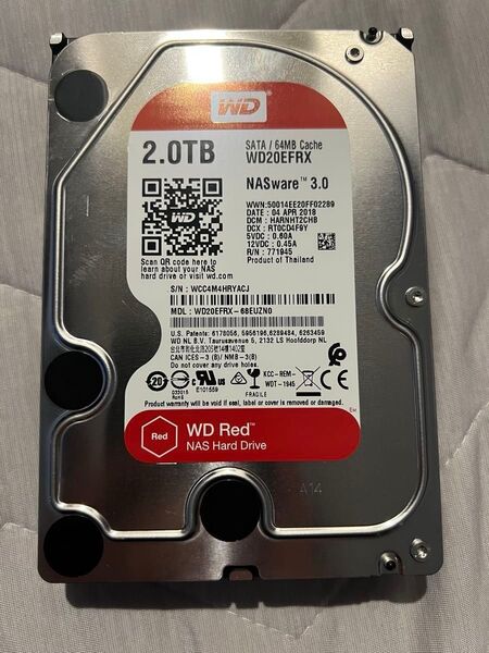Western Digital WD20EFRX 2TB HDD