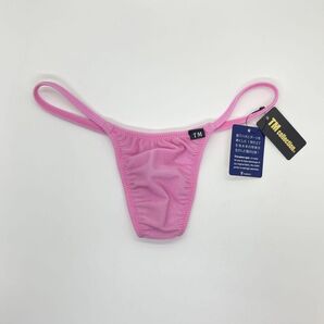 Lサイズ TMコレクション キラメキ2wayサイドストリング セクシー Tバック ピンク 下着 水着
