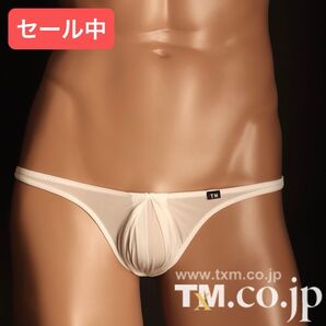 【セール価格】TMコレクション GMF 飛び出し注意 ハーフバック ビキニ ホワイト 下着 水着