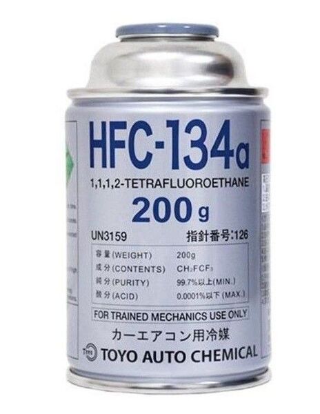【未使用・送料込】TOYO 東洋化学商会 HFC-134a カーエアコン用冷媒 200g ガス