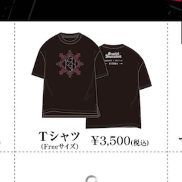 にじさんじ 葛葉 ソロライブ Tシャツ 「Scarlet Invitation」