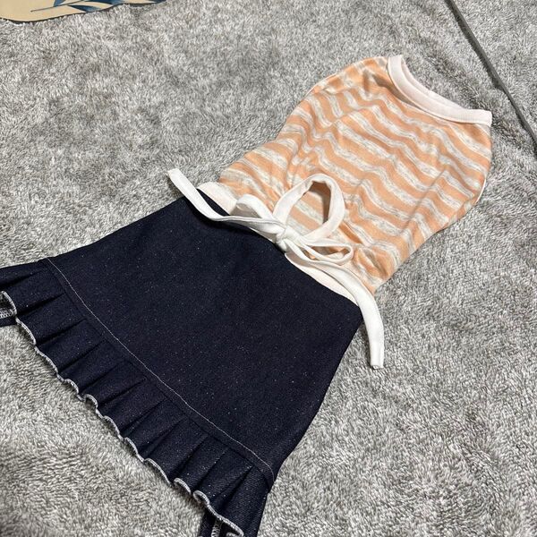 ハンドメイド犬服 初秋用 ダックスちゃん向き