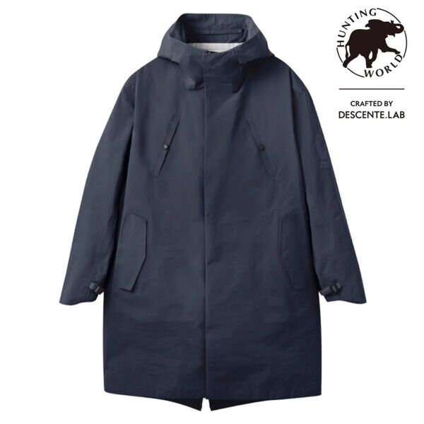 DESCENTE × HUNTINGWORLD デサント × ハンティングワールド コラボ ハードシェルコート99000円 M
