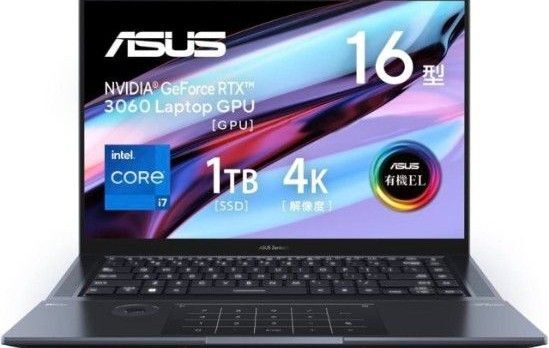 Asus Zenbook pro 16X Oled 32/1TB I7 12700H RTX 3060