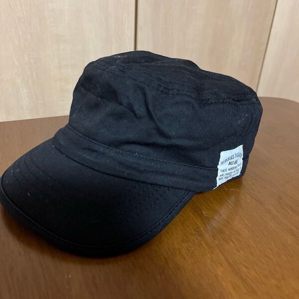 レディース キャップ 黒 帽子 ブラック