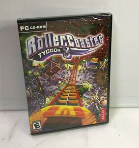 【同梱OK】 ローラーコースタータイクーン / RollerCoaster Tycoon 3 / 遊園地経営シミュレーションゲーム / 輸入ゲームソフト / PCゲーム