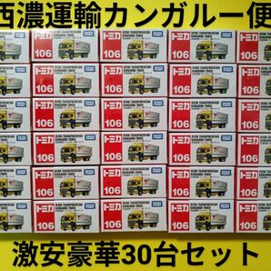 プチプチ梱包! トミカ 西濃運輸 日野プロフィア カンガルー便 30台セット トレーラー トラック