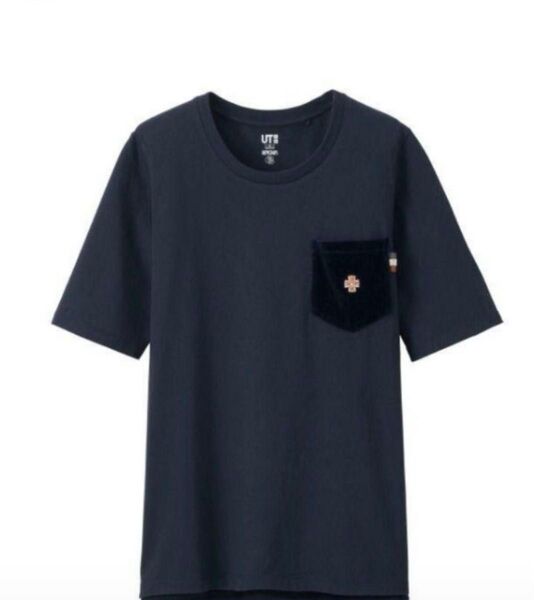 未使用 タグ付 UNIQLO ユニクロ ベルサイユのばら 紺 Tシャツ S NAVY UT 半袖