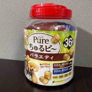 いなば Pure ちゅるビ~ バラエティ 2種36袋入り ちゅるビーごはん 焼ささみ ピュア