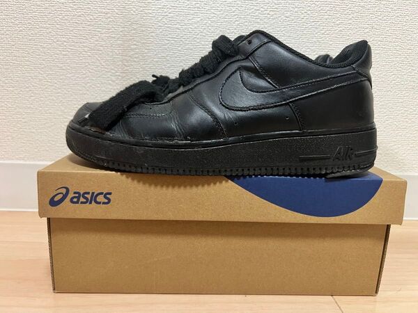 NIKE AIR Force1 ブラック 27cm ジャンク扱い