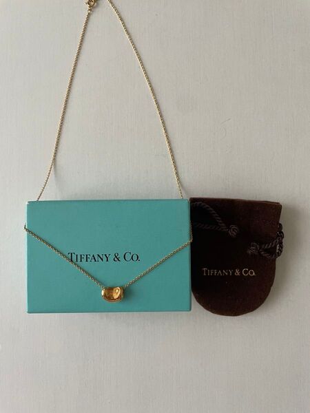 ティファニー エルサ・ペレッティ ビーン デザイン ペンダント ビーンズ ネックレス イエローゴールドTiffany&Co.