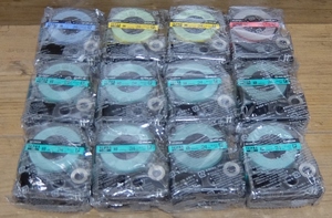 テプラ テープカートリッジ 24mm 12本 送料無料