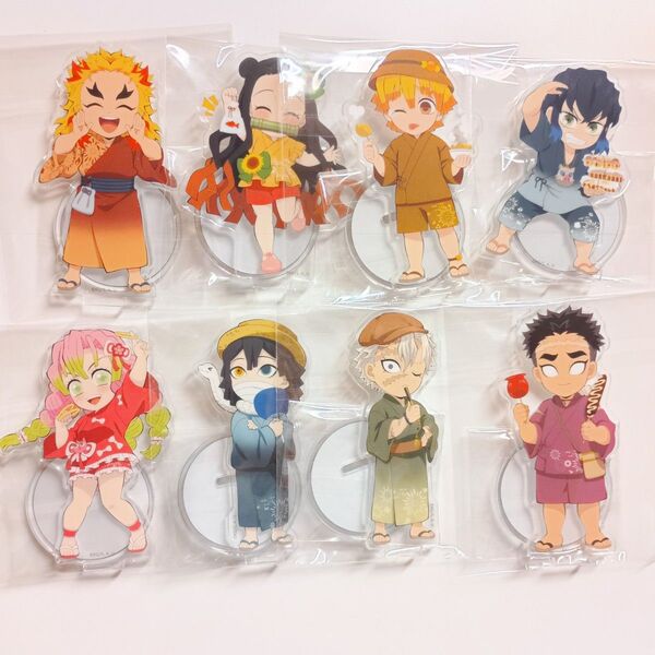 鬼滅の刃 ufotable cafe 花火大会2025 ランダムアクリルスタンド 全9種コンプリートセット