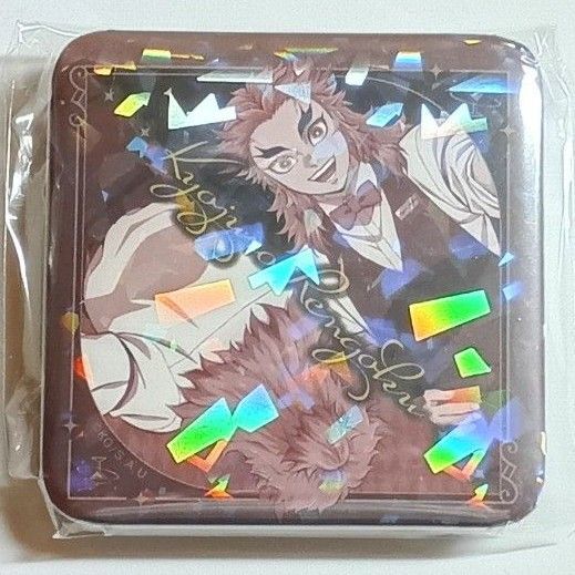 鬼滅の刃 ufotable MOCKTAIL BAR GINZA コレクションロト 煉獄杏寿郎 グリッター缶バッジ【C】