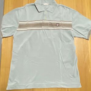 hiromichi nakano golf ポロシャツ ライトブルー LL