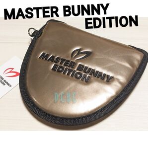 新品 【ゴールド】マスターバニーエディション パターカバー マレット型 ゴルフ