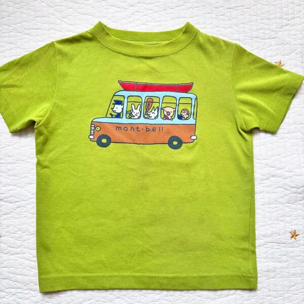 新品 mont-bell バス Tシャツ 100 モンベル