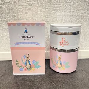 PETER RABBIT ピーターラビット 二段ステンレスランチポット 弁当箱 ステンレス カフェ丼ランチ