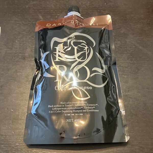 VALANROSE KURO Cream shampoo ダークブラウン 400g