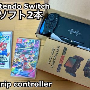 Nintendo Switch ソフト2本とグリップコントローラー