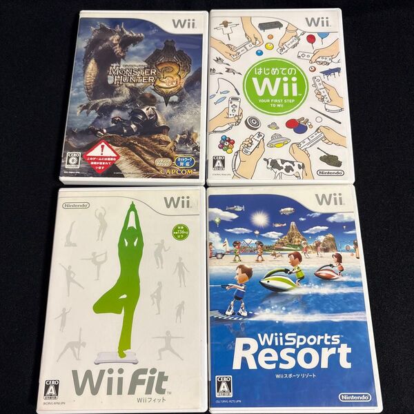 Wii ゲームソフト 4本セット