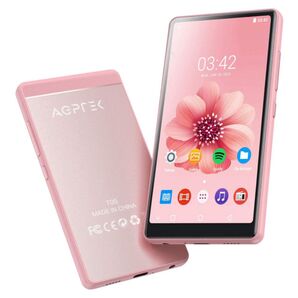 MP3プレーヤー 4インチ タッチ操作 Wi-Fi Bluetooth ピンク