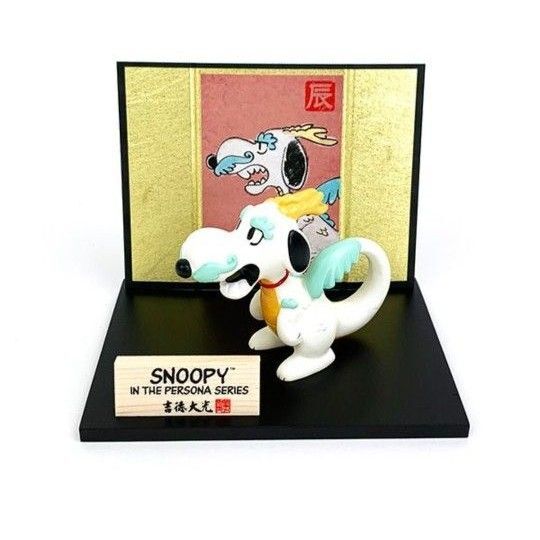 スヌーピー PEANUTS 吉徳干支 辰 置物 インテリア