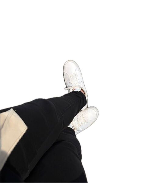 中古 ユニクロ ストレッチパンツ 黒 ビジネス OL 通勤