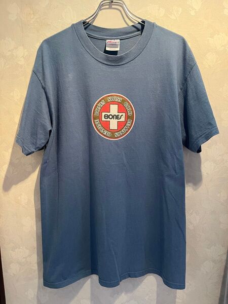 bones ボーンズ Tシャツ ビンテージ L スケート パウエル サンタクルーズ トニーホーク
