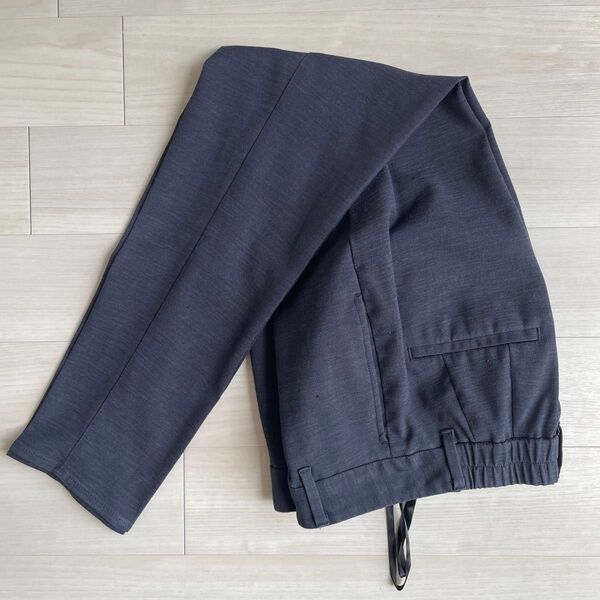 【価格交渉OK】xxs plst プラステ スティックパンツ リネンブレンド 夏 ネイビー 紺