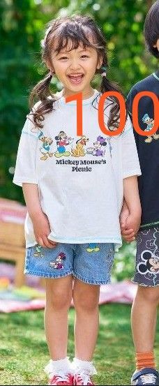 リトシー littc ディズニー ミッキー ミニー キッズティシャツ 100サイズ