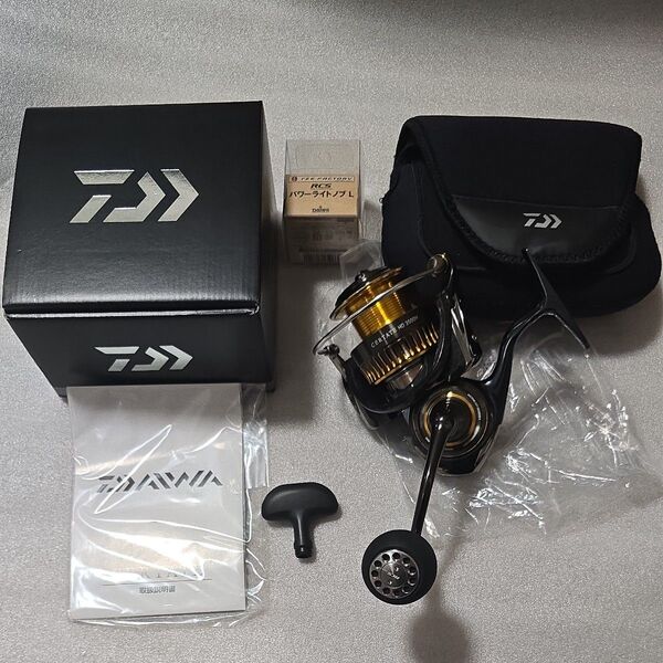 ダイワ 16 セルテート HD 3500H 中古品 DAIWA CERTATE RCSパワーライトノブLとリールカバー付き