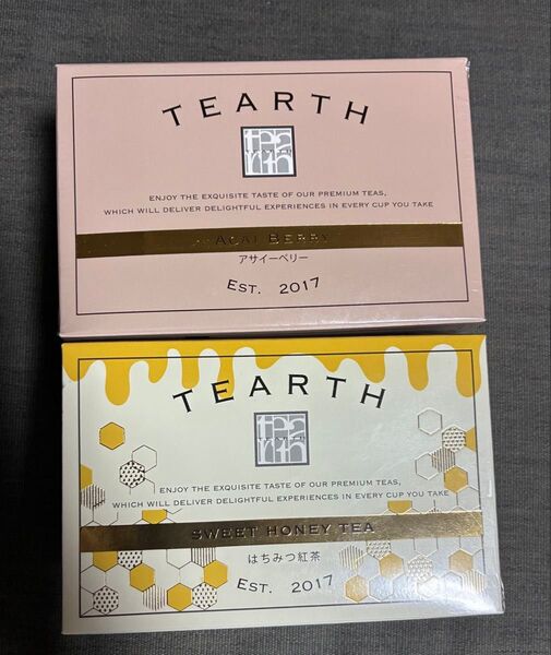 TEARTH ティーアース はちみつ紅茶 アサイー ティーバッグ 1箱ずつ 計50袋