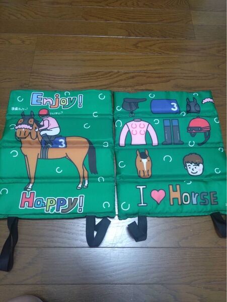 非売品!JRA おがわじゅり 座席クッション 2つ