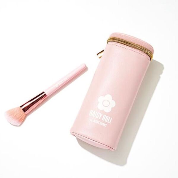 MARY QUANT DAISY DOLL 縦型マルチポーチ&メイクブラシセット-sweet2022年2月号付録-