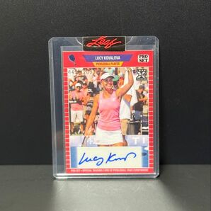 Lucy Kovalova 直筆サインカード Leaf Pro Set ピクルボール