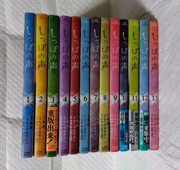 しっぽの声 全13 巻(BIG COMICS) 夏緑/原作 ちくやまきよし/作画 全巻セット