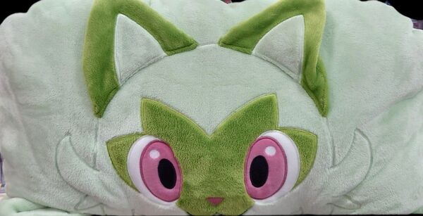即決 ポケットモンスター ニャオハ ダイカット寝袋 70×150 新品タグ付き ポケモン 布団 寝具